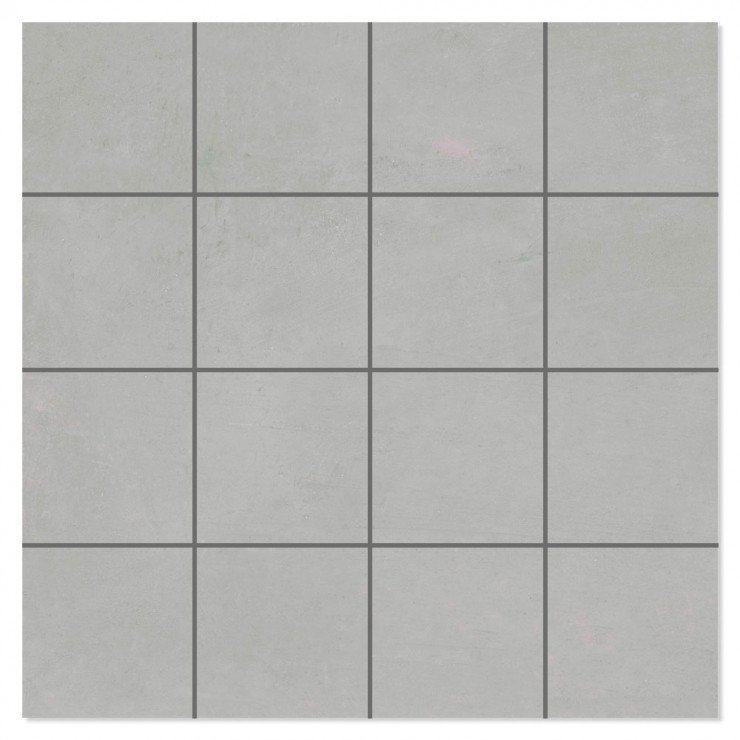 Mosaik Klinker Freestone Sølv Mat 30x30 (7x7) cm-0